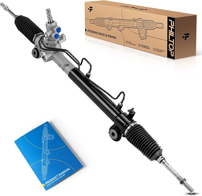 PHILTOP Power Steering Rack and Pinion for Camry, ES330, Solara, ES300 | 2002-2006 Camry, 2004-2008 Solara, 2004-2006 ES330, 2002-2003 ES300 Replace No.4425006141, 4425006140, 4420033332, 972606