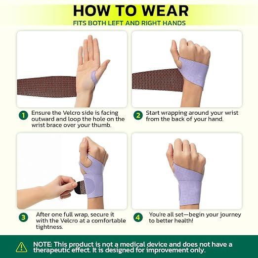 Adjustable Wrist Brace for Pain Relief, Carpal Tunnel & Tendonitis Support – Ergonomic Compression, Breathable & Anti-Slip Design, Fits Left & Right Hand, Ideal for Sports, Gaming & Office Use Green