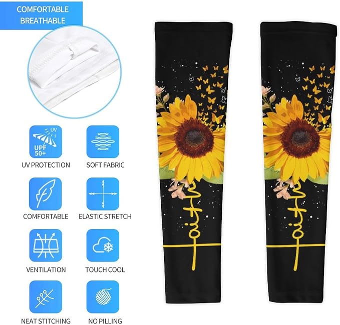 Marble Sports Compression Arm Sleeves for Men & Women - Youth Arm Sleeve Baseball Volleyball Sleeves & Basketball Sleeve