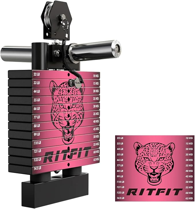 RitFit M1 Pro Smith Machine Cable Crossover Power Cage Home Gym