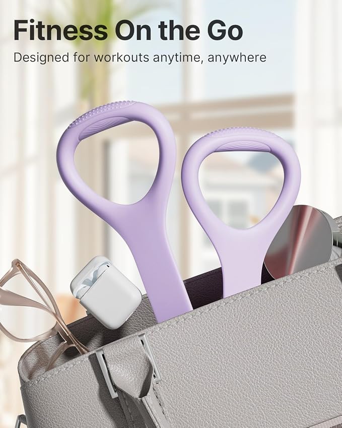 YOTTOY Figure 8 Resistance Band, Elastic Resistance Band with Comfortable Handles for Home Workout, Physical Therapy, Arm, Leg & Glute Training