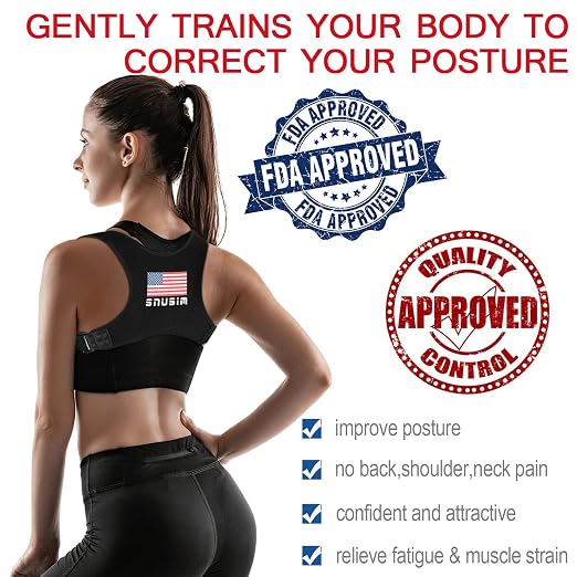Posture Corrector Upper Back Brace Neck Shoulder Back Support Brace Pain Relief Belt for Women Men Braces Spine Straightener Breathable