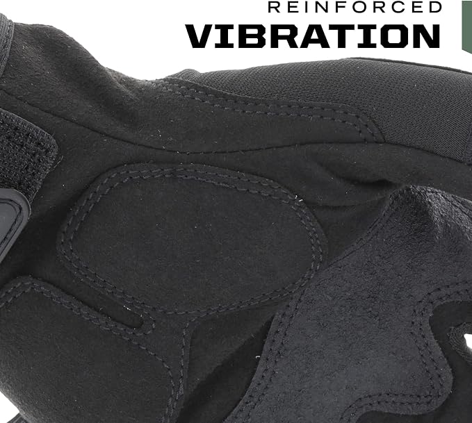 Mechanix Wear M-Pact Fingerless Tactical Gloves Covert Black, X-Large | Fingerless Tactical Gloves with Impact Protection, Vibration Absorption & Heavy-Duty Machine Washable Construction