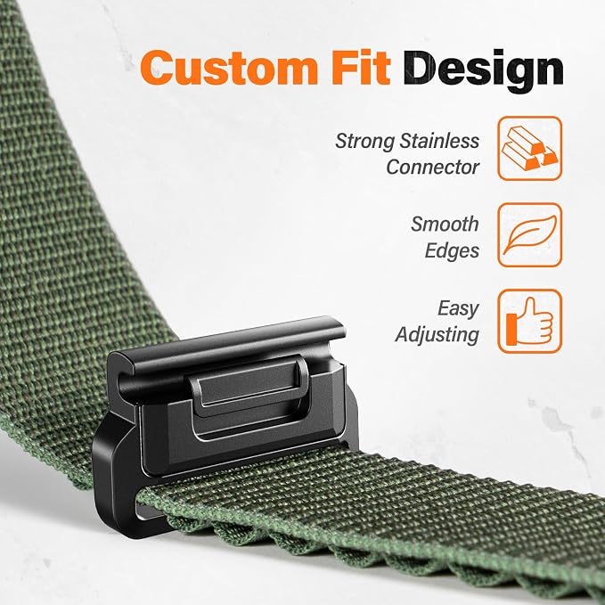 Alpine Loop Nylon Watch Band Compatible with Garmin Fenix 5/6/7/8 47mm, Quickfit 22mm Rugged Watch Bands for Garmin Epix Gen 2/Fenix 8 Pro 47mm/7 Pro/6 Pro/5 Plus/Forerunner 935/S62