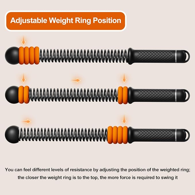 Adjustable Ropeless Battle Ropes, Portable Cordless Battle Ropes for Home Gym, Workout Equipment Exercise Rope for Low-Impact Workout, Strength & HIIT, for Men & Women (Black)
