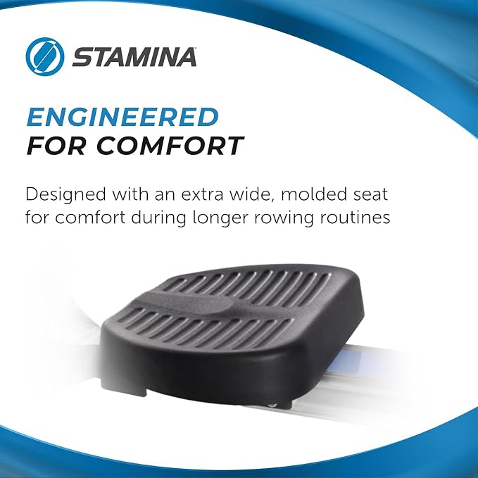 Stamina BodyTrac Glider Exercise Rowing Machine | Compact rowing machine for low-impact cardio training at home