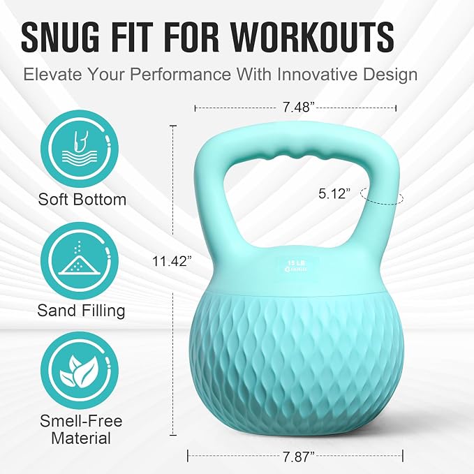 Soft Kettlebell, Safe Strength Training Kettlebells for Women