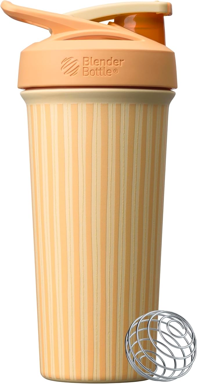 BlenderBottle Sport Sleek - Stainless Steel - 25-oz. - Full Color Yellow (Sunbeam Pop) (Amazon)