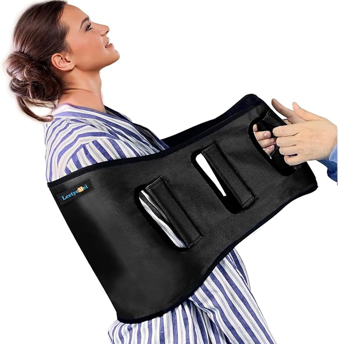 Transfer Belt Transfer Sling Padded Gait Belts with Seniors Patient Lift | Heavy Duty Gait Belt,Mobility Standing and Lifting Aid for Disabled,Elderly,Injured-Safely Move from Bed and Wheelchair