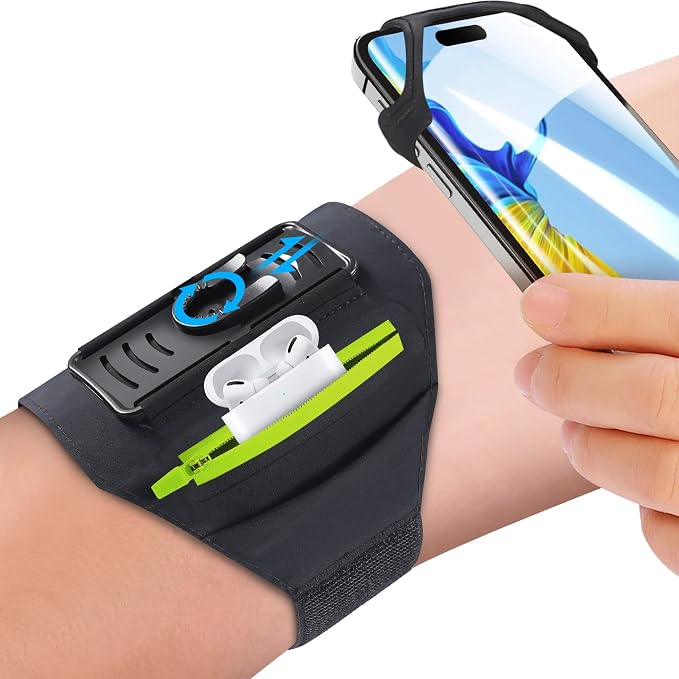 10 Pack Cell Phone Holder Armband : Adjustable Strap Arm Bands Case Compatible with iPhone 15 14 13 12 11 Mini Pro Max Plus Samsung Galaxy Pixel for Workout Exercise Sports