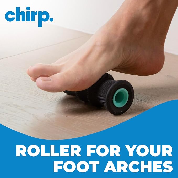 Chirp Foam Roller for Back & Neck Relief, 2-Inch Mint | Foot Roller, Foam Roller for Feet and Arches, Plantar Massage, Muscle Recovery, Compact 2 Inch
