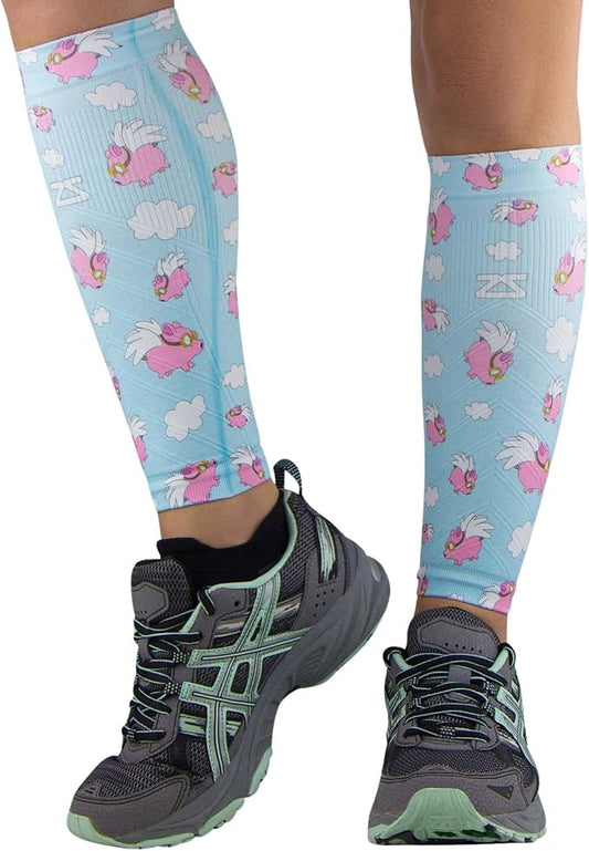 Zensah Running Leg Compression Sleeves - Shin Splint, Calf Compression Sleeve Men and Women