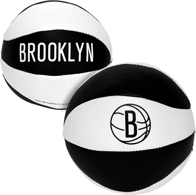 Franklin Sports NBA Toy Basketballs - 2 Pack of Kids Soft Mini Basketballs for Over The Door + Indoor Hoops - NBA Fan Shop
