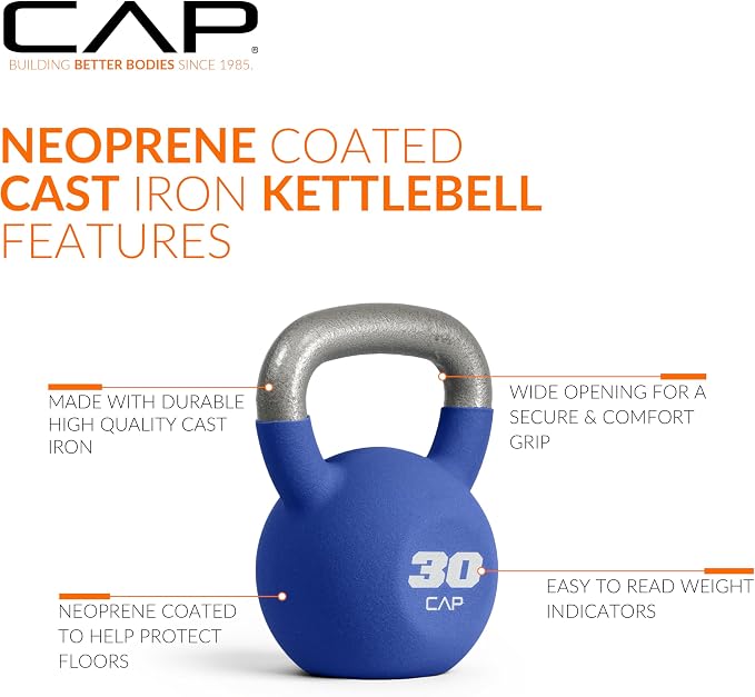 CAP Neoprene Coated Kettlebells - Multiple Sizes