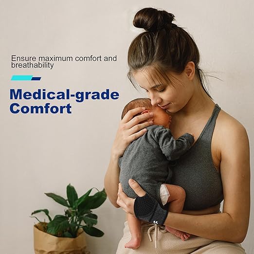 Carpal Tunnel Wrist Brace, Soft Thumb Opening for All-Day Wear & Support | Soft Thumb Design, Moderate Wrist Support, All-day Comfort, Easy Adjustment, Not Restrict Motion, Mild Carpal Tunnel Relief