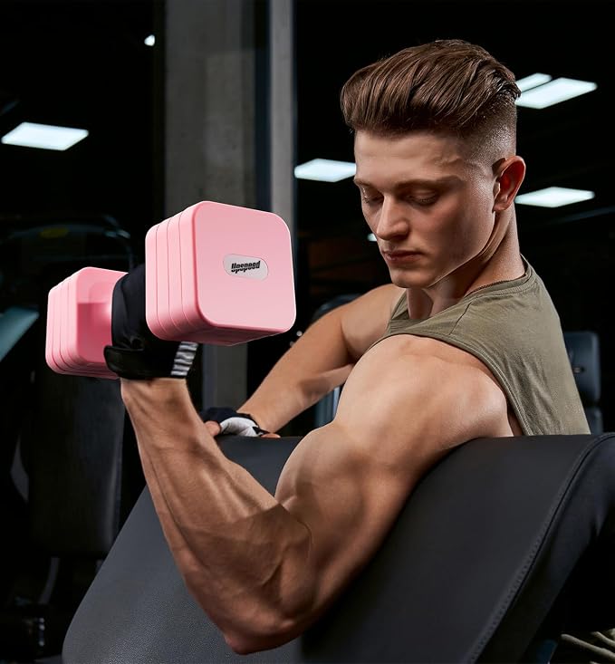 Adjustable Dumbbell Set for Women Men 7.5LB/10LB/15LB/20LB/25LB Each | Dumbbells Set of 2, Free Weight Set at Home Gym, Hand Weights with Locking/Metal Handle for Exercise Muscle Toning Rehab