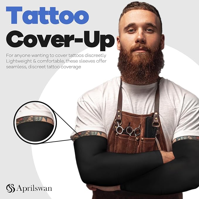 Arm Sleeves, UV Sun Protection Cooling Arm Covers for Men/Women | UPF 50+ UV protection; Sweat-wicking & cooling; Non-slip design; Lightweight & breathable