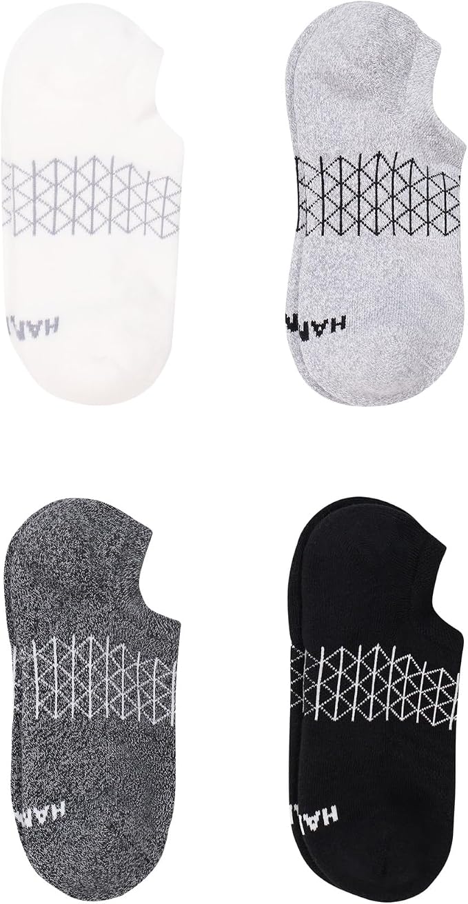 Hanes Women's Socks, 4-pack, Absolute Active Cushioned Moisture-wicking Best Women's Socks, Crew, Ankle and No Show