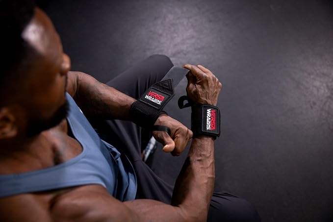 VERSA GRIPPS® Wrapps Wrist Wraps | Locks in Wrist Motion for Extreme Press Exercises, Handcrafted in the USA