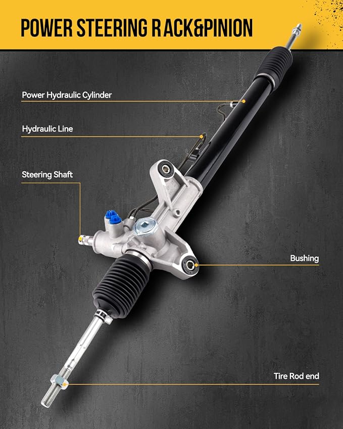 KAC Power Steering Rack and Pinion Replacement for Honda CR-V 2002-2006 All Models, Element 2003-2006 2009-2011 All Models/2007-2008 2.4L, Hydraulic Rack and Pinion Assembly Replace 26-2701