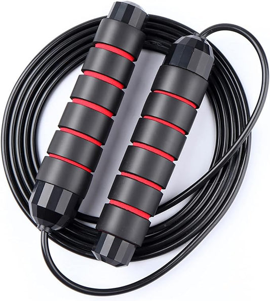 Redify Adjustable Jump Rope,Jump Ropes for Fitness for Men Women | ﻿Workout and Exercise,Cardio,Boxing,Weight Loss,Speed Rope,Slim Body at Home School Gym,Suitable for All Ages