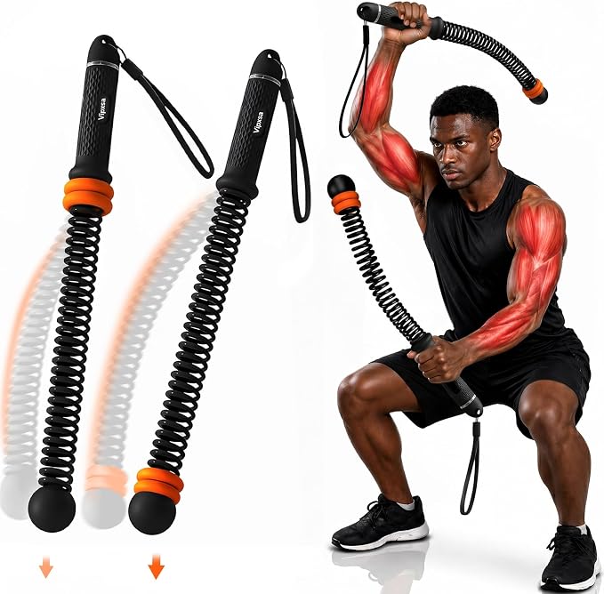 Adjustable Weights Cordless Battle Ropes,Portable Ropeless Battle Ropes for Home Gym with Storage Bag, Weighted Exercise Equipment for Low-Impact Workout, Strength & HIIT, for Men & Women