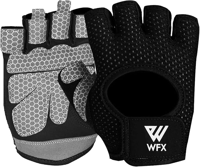 WESTWOOD FOX Weight Lifting Gloves for Men Women Gym Gloves with Wrist Wrap Support for Workout Training Exercise Fitness Hanging, Pull ups for Dumbbell, Cycling