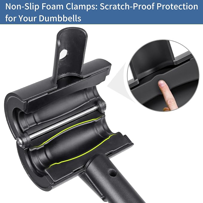 Kipika Adjustable Dumbbell to Barbell Converter - EZ Curling Bar Adapter - Versatile Weightlifting Equipment for Home Gym