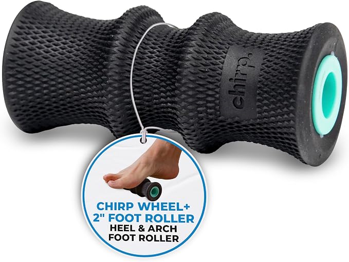 Chirp Foam Roller for Back & Neck Relief, 2-Inch Mint | Foot Roller, Foam Roller for Feet and Arches, Plantar Massage, Muscle Recovery, Compact 2 Inch