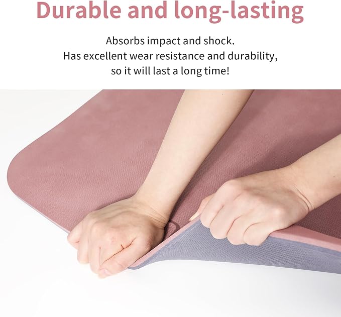 PAIDU POE Yoga Mat （10mm）Extra Thick Fitness Mat 72"x24" with Carry Strap | Non-slip, tear-resistant and suitable for all ages, perfect for yoga, Pilates, home gym and full-body workouts.