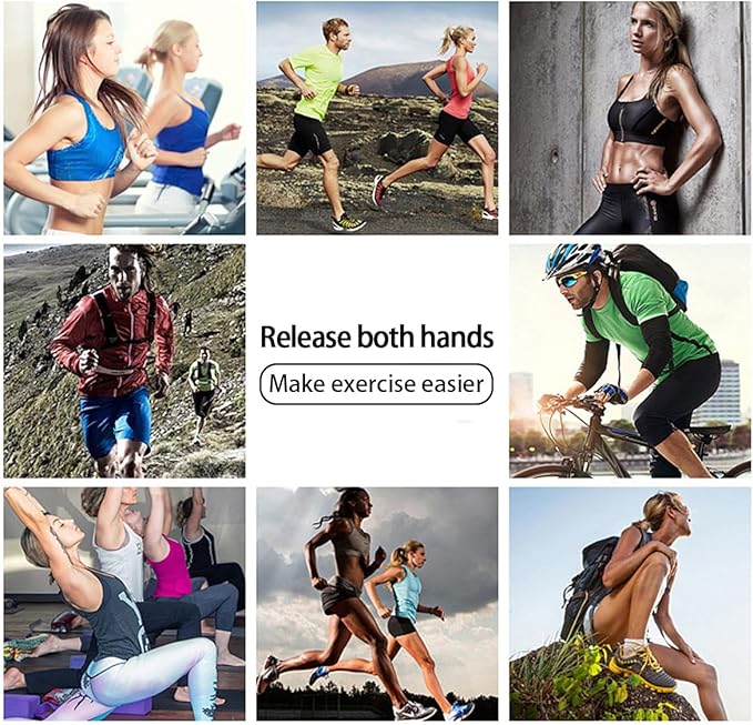 Running Phone Armband for Men Women,Universal Arm Bands for Phones Below 7.5 Inches,Waterproof Cell Phone Armband for Hiking,Running,Cycling,Climbing(Star Stripes L)