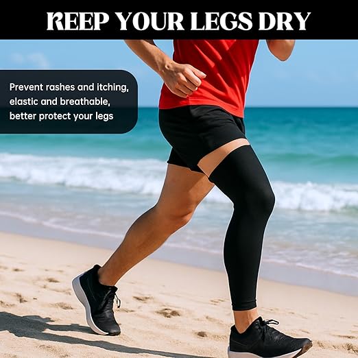 ElevateTech Knee Brace Undersleeve, Knee Sleeves for Men Non-Slip Breathable Sleeve Knees Support for Women Cooling Protective Liner Sports Running Basketball Gym (Black)