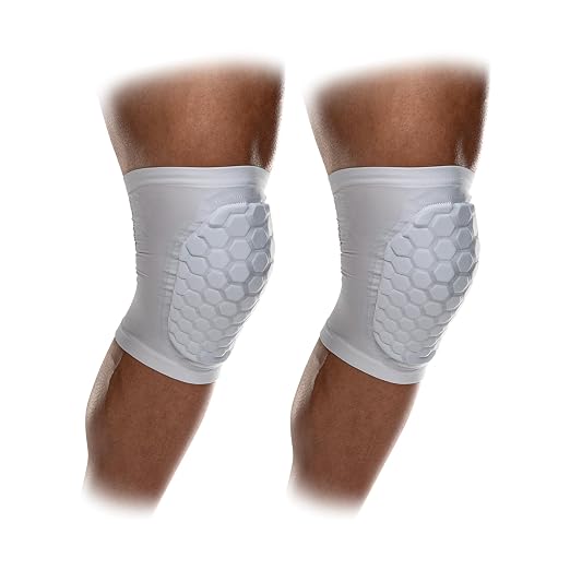 McDavid Moisture Wicking HEX Technology Knee Sleeves for Women/Men, Elbows & Shins Protection, Hex Pads
