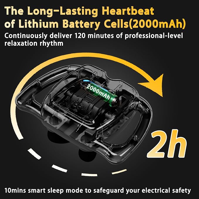 24 Head Massage Gun Set, Massager Gun Deep Tissue, Back Massager | 9 Modes 99 Intensities, 3000 RPM High, Deep Tissue Percussion Massager, Massage Gun Legs, Shoulders, Back, Body, Home Gym