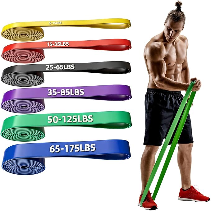 Resistance Bands, Pull Up Resistance Bands, Men's and Women's Fitness Training Bands, Suitable for Stretching, Training, and Physical Therapy