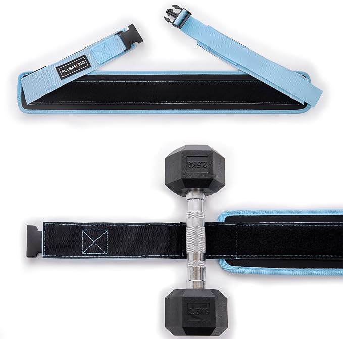 Hip Thrust Belt for Dumbbells,Booty Belt for Hip Thrust Slip-Resistant Padding