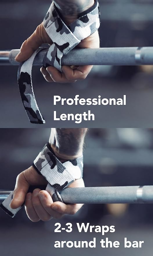 Fitgriff® Lifting Wrist Straps for Weightlifting, Gym, Deadlift, Workout (Made of Premium Cotton & Padded) - Men & Women