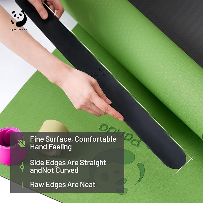 Yoga Mat Strap Slap Band, One Snap Keeps Mats Tightly Rolled, Heavy-Duty Clasp Fits Most Size Mats(24" L X 2" W)