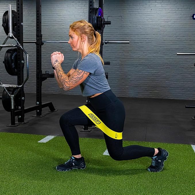 Fabric Mini Loop Non-Slip Resistance Band Set | Warm-Up, Physical Therapy, Glute Training, Speed and Agility Exercise Bands