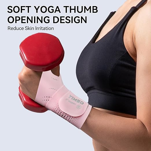 Ultra-Thin Wrist Brace Support for Carpal Tunnel, Pink | Wrist Brace for TFCC Tears, Elastic Wrist Wraps for Weightlifting, Typing, Gym, Day Night Wrist Support for Tendonitis, DRUJ