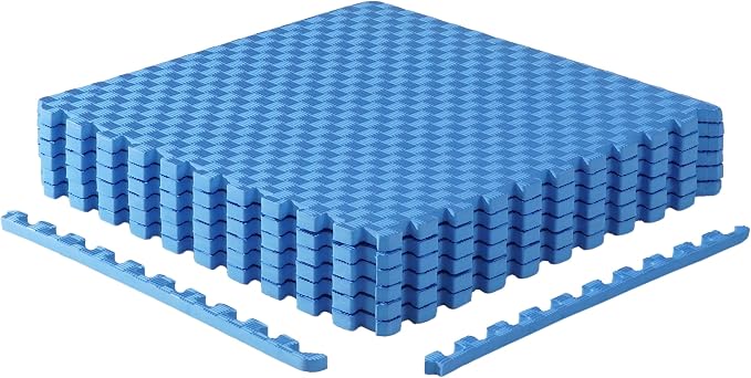 CAP Puzzle Exercise Mats | 3/4” Thick EVA Interlocking Foam Tiles for Home Gym Flooring | Multiple Options