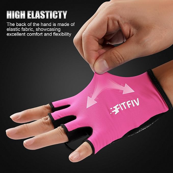 Cycling Gloves for Men Women, Half-Finger for Bike, Gym, Weight Lifting, Workout, Riding, Outdoor Sports
