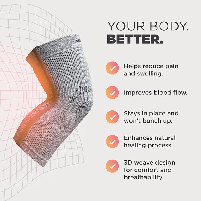 Incrediwear Knee Sleeve – Knee Braces for Knee Pain, Joint Pain Relief, Swelling, Inflammation Relief, and Circulation, Knee Support for Women and Men