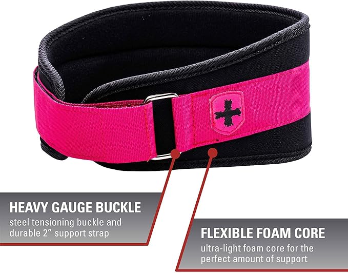 Harbinger Women's Training Belt Lifting Belt, pink