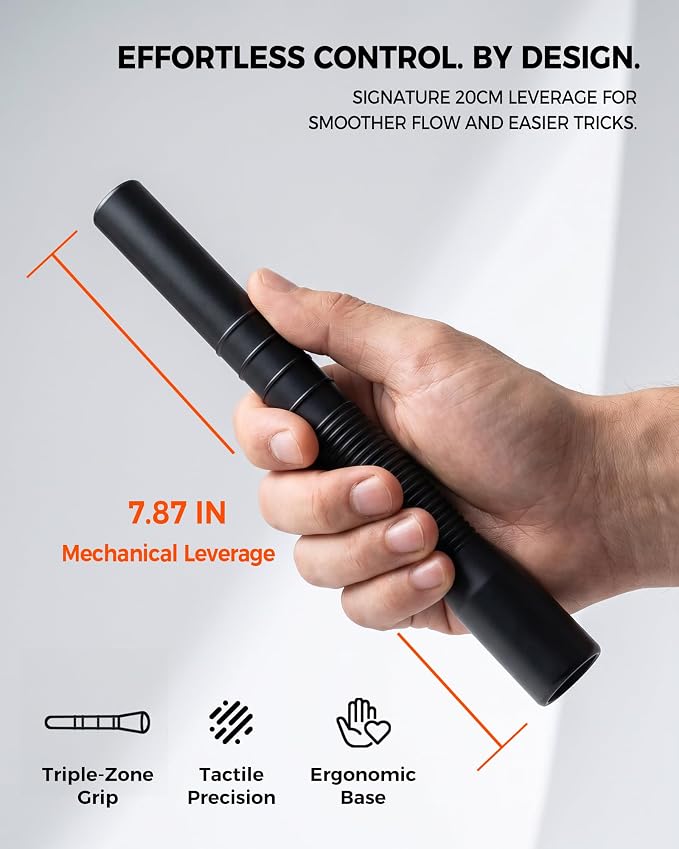 YUEDONG Soft Beaded Jump Rope for Teens & Adults, World Champion Luke Boon Collaboration, Adjustable Freestyle Jump Rope with 20cm Long Handles, Tangle-Free TPU Beads for Rhythm Training, Fitness Workout & Tricks | Luke Boon collaboration, soft TPU bea...