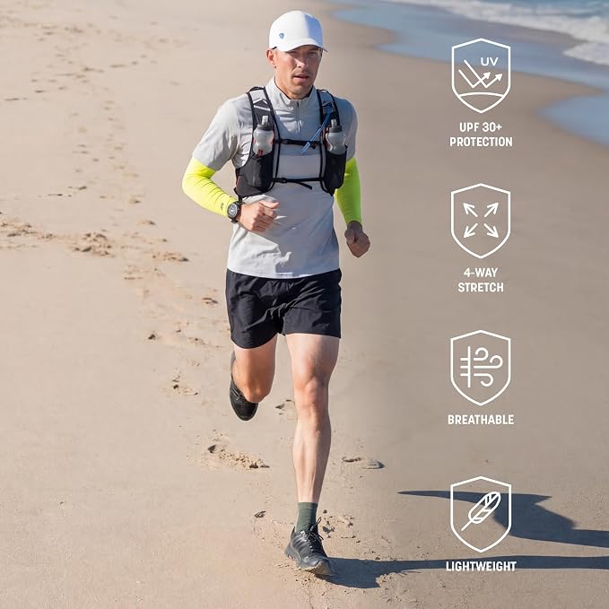 S A Soul of Adventure Compression Arm Sleeve UV 30+ Sun Protection, Moisture Wicking, 4-Way Stretch