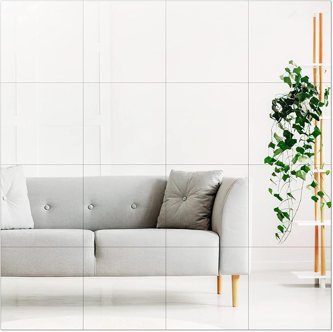 SLDIYWOW Shatterproof Full Body Wall Mirror Tiles, 8PCx12x12 Acrylic Tiles for Bedroom, Baby Kids Playroom, Over The Door Closet Mirror