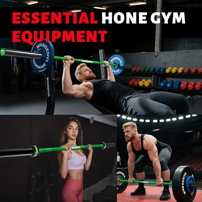 7FT Olympic Barbell 45lb,28MM 2 Inch Olympic Bar for No. 45 Steel,Olympic Weight Bars for Lifting,CrossFit,Bench Press,Deadlift,Squats,Strength Training bars