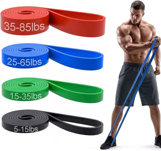 Pull Up Bands, Resistance Bands Set, Exercise Workout Bands for Men & Women, Ideal for Body Stretching, Physical Therapy and Muscle Training