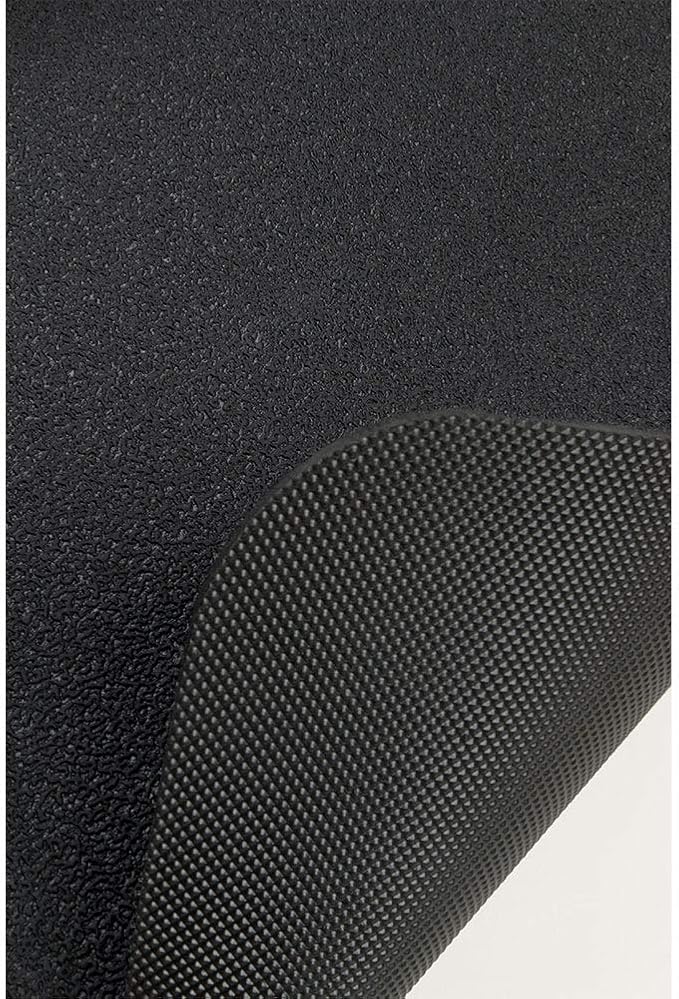 VersaTex Multi-Purpose Rubber Floor Mat for Indoor or Outdoor Use, Utility Mat for Entryway, Home Gym, Exercise Equipment, Tool Box Liner, Garage, Under-Sink, Patio, and Door Mat; 30" x 48", Black
